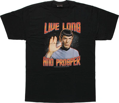 Star Trek Spock Live Long Prosper T-Shirt