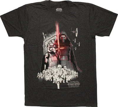 Star Wars Episode 7 First Order Army T-Shirt Sheer