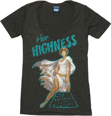 Star Wars Her Highness V Neck Baby T-Shirt