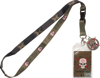 Suicide Squad Taskforce Charm Lanyard