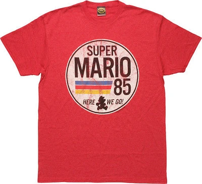 Super Mario 85 Here We Go T-Shirt