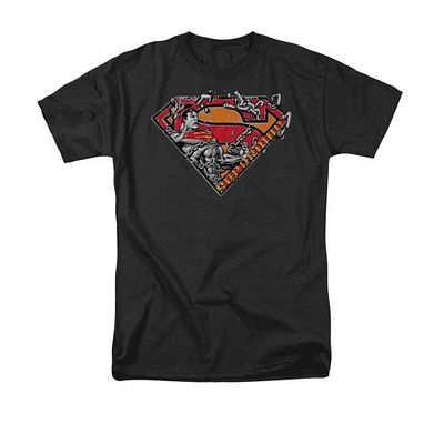 Superman Breaking Chain Logo T-Shirt