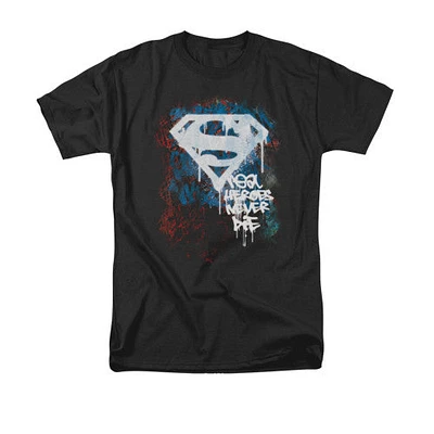 Superman Real Heroes Never Die T-Shirt