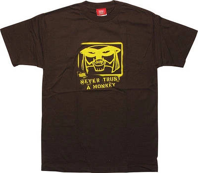 Brak Show Stencil Never Trust a Monkey T-Shirt