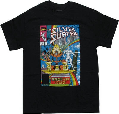 Silver Surfer 35 Comic Cover Thanos Guide T-Shirt