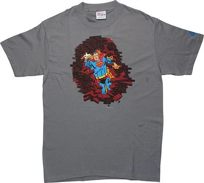 Superman Classic Brick Smash T-Shirt