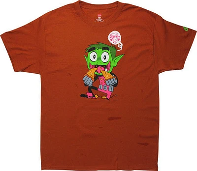 Teen Titans Beast Boy Pie T-Shirt