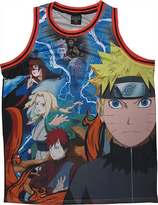 Naruto Group Jersey Tank Top