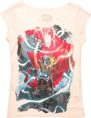 Thor Jane Foster Electricity Juniors T-Shirt