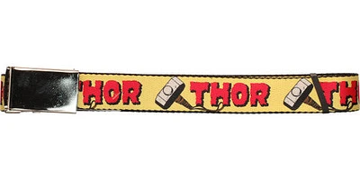 Thor Name and the Hammer Mesh Belt in Red