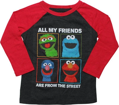 Sesame Street My Friends Long Sleeve Toddler T-Shirt