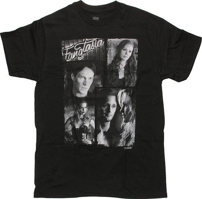 True Blood Fangtasia Vampire Collage T-Shirt