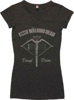 Walking Dead Crossbow V Neck Juniors Tunic Shirt