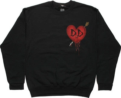 Walking Dead DD Heart Angel Wings SweaT-Shirt