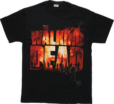 Walking Dead Fire Name Walkers T-Shirt