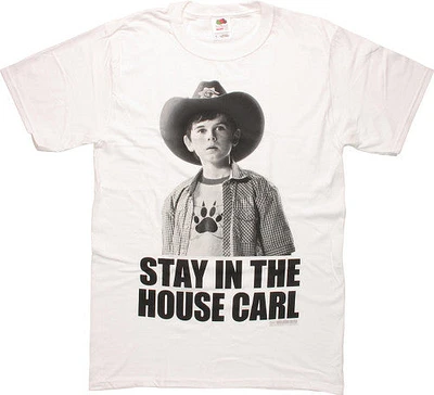 Walking Dead Stay the House Carl T-Shirt