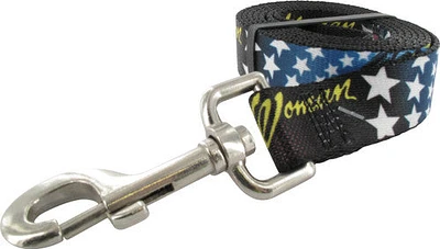 Wonder Woman Face and Stars Pet Leash in Blue