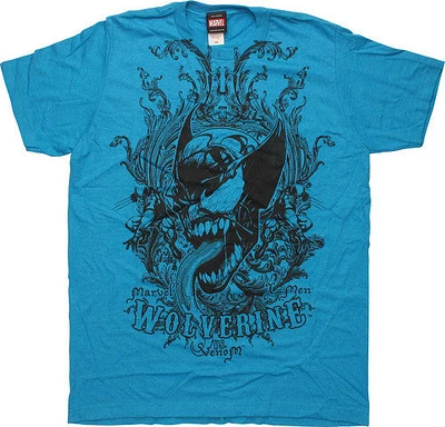 X Men Wolverine vs Venom T-Shirt Sheer