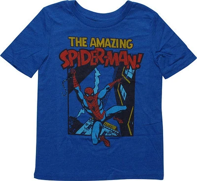 Spiderman Amazing City Swinger Youth T-Shirt