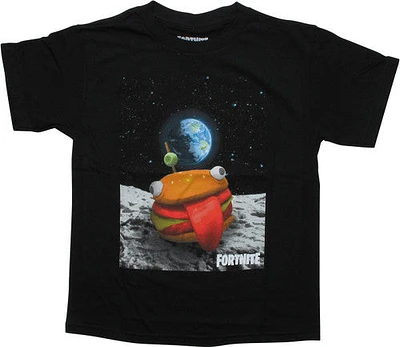 Fortnite Durr Burger Skin Black Youth T-Shirt