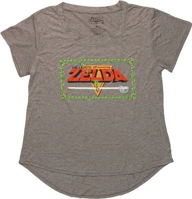 Zelda Game Title Screen Juniors T-Shirt