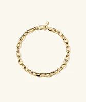 Large Square Oval Chain Bracelet