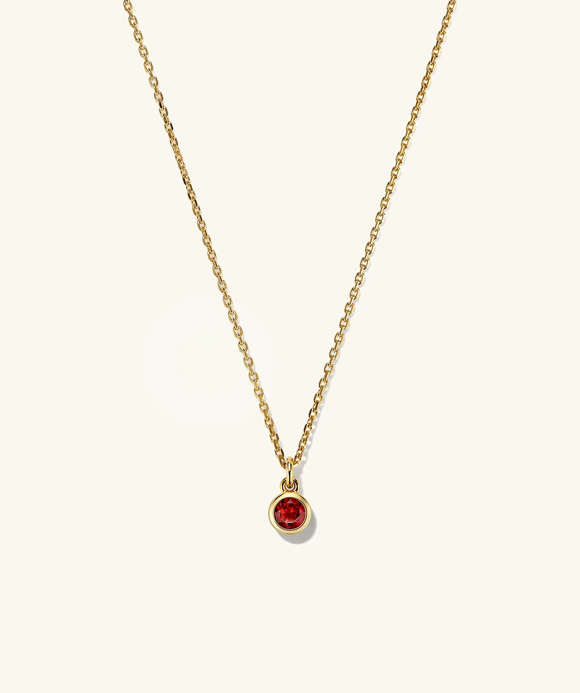 Sia Birthstone Pendant Necklace