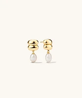 Puffy Charlotte Pearl Drop Earring