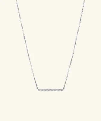 Linear Diamond Necklace