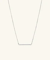 Linear Diamond Necklace