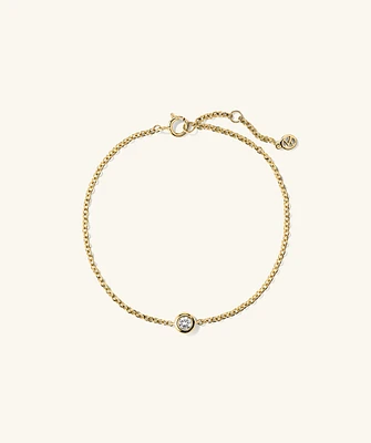 Bezel Lab Grown Diamond Bracelet