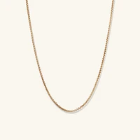 Round Box Chain Necklace