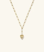 Big Puffy Heart Necklace