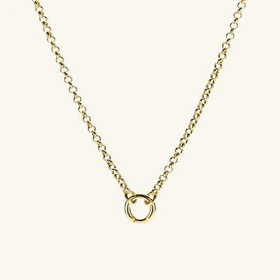 Rolo Chain Charm Necklace