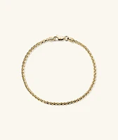 Round Box Chain Bracelet