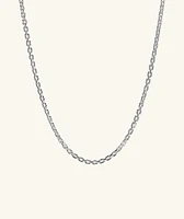 Trace Rectangle Chain Necklace