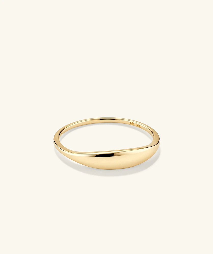 Slim Signet Ring