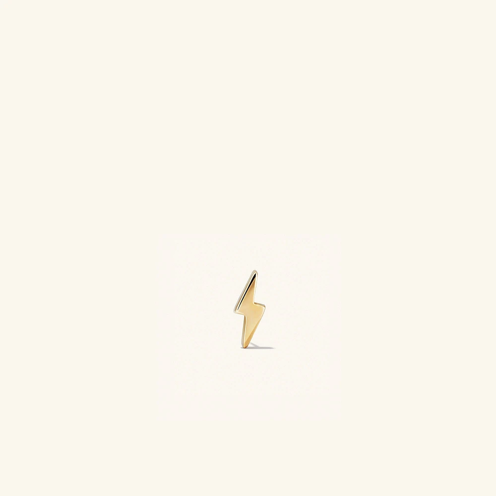 Piercing Studio - Lightning Bolt Flat Back Stud