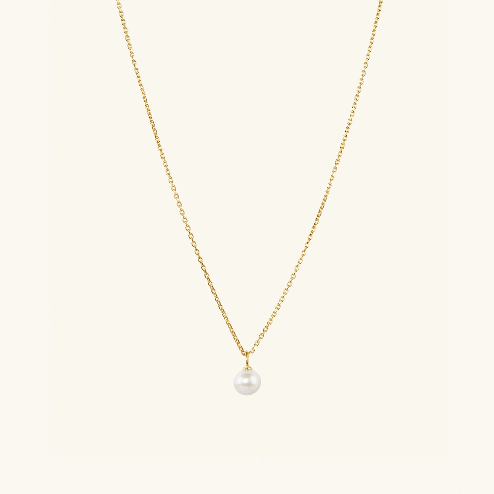 Mini Pearl Pendant Necklace