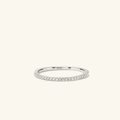 Slim Diamond Eternity Band