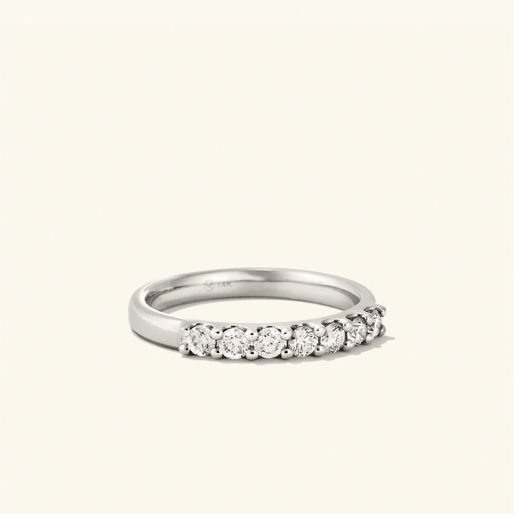 Bold Diamond Half Eternity Ring