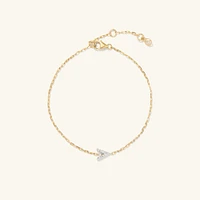 Diamond Letter Bracelet