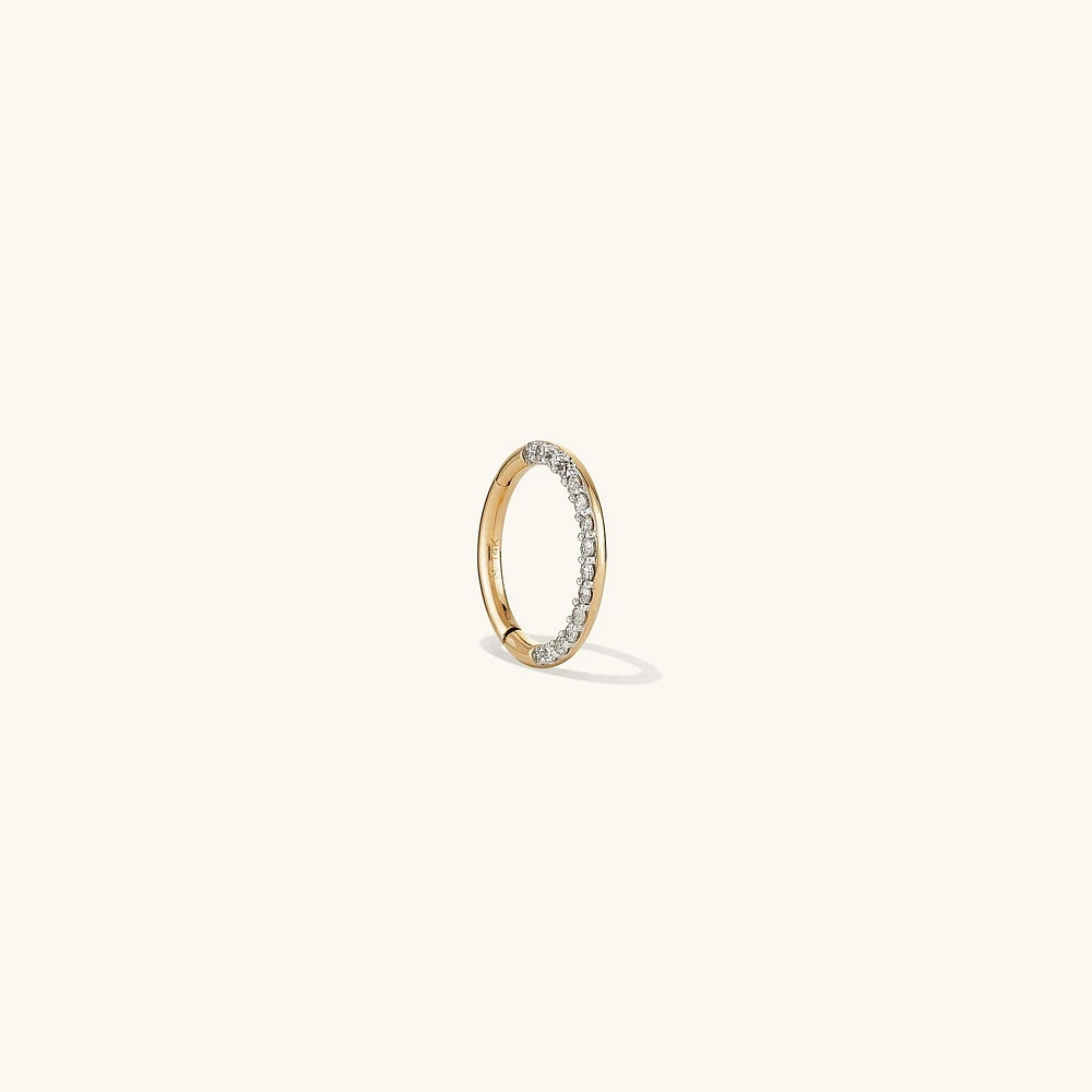 Cartilage PavÃ© Diamond Mini Hoop