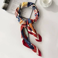Purse Scarf Scarvii - Graffiti Floral Pattern Square Scarf
