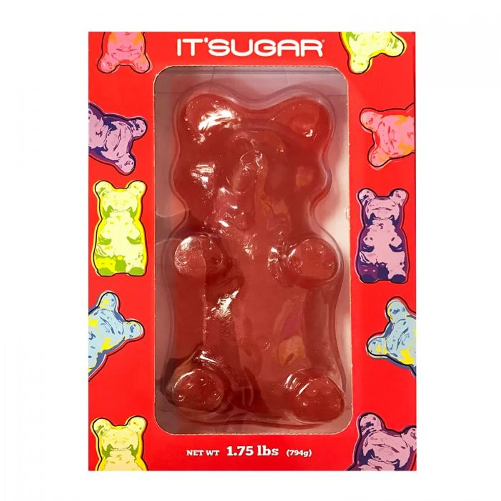 IT'SUGAR 2lb Bear in Box Cherry