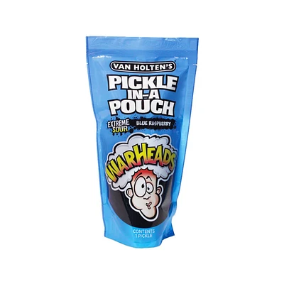Warheads Pickle Extreme Sour Blue Raspberry