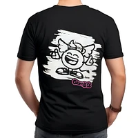 GUMBLE Black Brush Graphic Tee