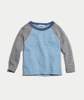 Mini Double Knit Baseball Raglan Aegean Blue