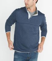 Corbet Reversible Fleece Pullover Navy / Olive