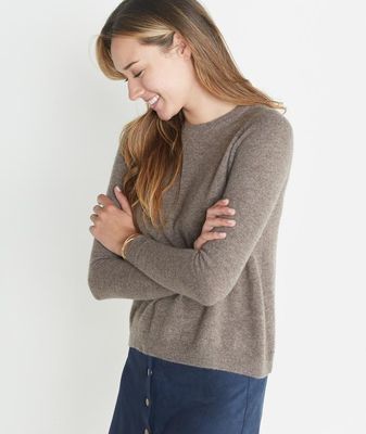 Holly Cashmere Swing Crewneck Sweater